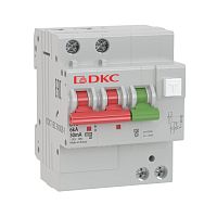 Выключатель автоматический дифференциального тока 4п C 10А 30мА 6кА тип A YON MDV63 | код MDV63-42C10-A | DKC